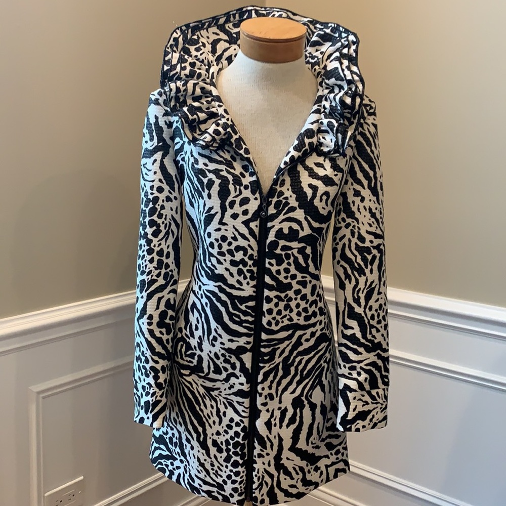 Samuel Dong Zebra Jacket Coat